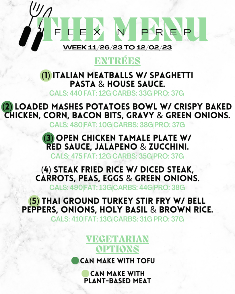15 Meals - Weekly Subscription - Flex n Prep