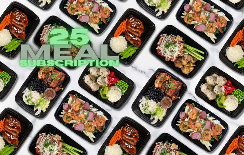 25 Lunch/Dinner Meals Weekly Subscription Flex n Prep