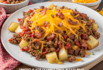 Bacon Cheeseburger Skillet