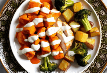 Buffalo Chicken & Ranch Potatoes