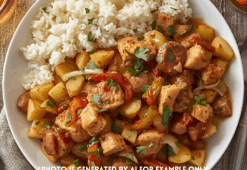 Chicken & Sausage Potato Skillet