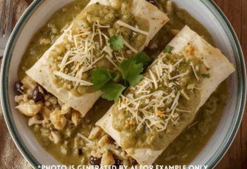 Smothered Green Burrito Smothered Green Burrito