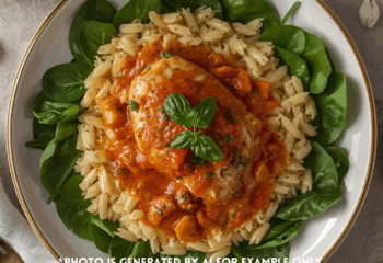Tomato Basil Orzo Tomato Basil Orzo
